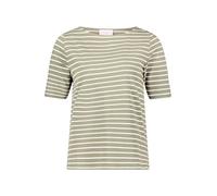 betty barclay - so cosy - - Ringelshirt khaki/cream - Gr. - 48