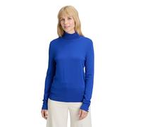 Strickpullover BETTY BARCLAY "Damen Rollkragenpullover langarm", Damen, Gr. 40, blau (adria), Strick, Obermaterial: 80% Viskose, 20% Polyamid., Basic, figurbetont lang, Pullover (58166532-40) adria