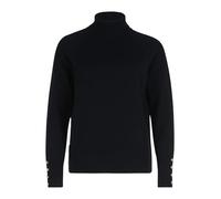 Betty Barclay Damen Rollkragenpullover mit Knöpfen Schwarz,40