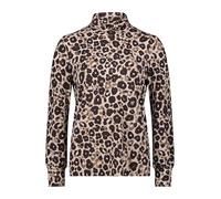 Kurzarmshirt BETTY BARCLAY "Damen mit Stehkragen", Damen, Gr. 48, beige (taupe, beige), Jersey, Obermaterial: 95% Viskose, 5% Elasthan, tailliert normal, Shirts (99298557-48) taupe, beige