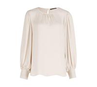 Satinbluse BETTY BARCLAY "Betty Barclay Satin-Bluse langarm" Gr. 38, pastel sand Damen Blusen (58265148-38) pastel sand