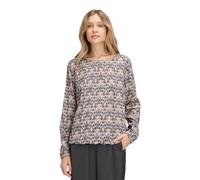 Betty Barclay Damen Schlupfbluse Langarm 40, Grau/Beige