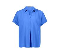 Schlupfbluse BETTY BARCLAY "Damen mit Kragen", Damen, Gr. 46, blau (adria blau), Obermaterial: 83% Modal, 17% Polyester, figurumspielend normal, Blusen Schlupfbluse (14961464-46) adria blau