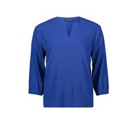 Schlupfbluse BETTY BARCLAY "Betty Barclay Damen Schlupfbluse mit Struktur", Damen, Gr. 48, blau (adria), Obermaterial: 99% Polyester, 1% Elasthan., casual, figurumspielend normal, V-Ausschnitt, Blusen