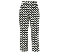 Schlupfhose BETTY BARCLAY "Damen mit Bundfalten", Damen, Gr. 36, Normalgrößen, bunt (dunkelblau, grün), Obermaterial: 95% Polyester, 5% Elasthan, relaxed fit 3/4-Länge, Hosen Schlupfhose (69934845-36)