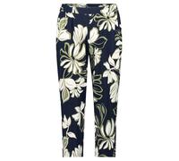 Betty Barclay Damen Schlupfhose mit Bundfalten 38, Dark Blue/Green