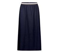 Maxirock BETTY BARCLAY "Damen mit elastischem Bund", Damen, Gr. 40, dunkelblau, Jersey, Obermaterial: 99% Polyester, 1% Elasthan, ausgestellt lang, Röcke Maxirock (45046930-40) dunkelblau