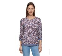 Leo-Shirt mit Gummizug Blau/Braun 44