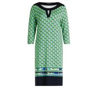 Betty Barclay Damen Shirtkleid mit 3/4 Arm Green/Blue,38