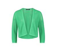 Strickjacke BETTY BARCLAY "Betty Barclay Sommer-Strickjacke mit 3/4 Arm", Damen, Gr. 46, grün (island grün), Strick, Obermaterial: 65% Viskose, 35% Polyamid., feminin, relaxed fit normal, V-Ausschnitt