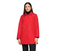 Sommerjacke BETTY BARCLAY "Damen mit Kapuze", Damen, Gr. 38, mars rot, Obermaterial: 52% Polyester, 48% Baumwolle; Futter: 100% Polyester; Ärmelfutter: 100% Polyester, A-Linie, Jacken (27028509-38) ma