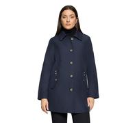 Sommerjacke BETTY BARCLAY "Damen mit Kapuze", Damen, Gr. 46, dunkelblau, Obermaterial: 52% Polyester, 48% Baumwolle; Futter: 100% Polyester; Ärmelfutter: 100% Polyester, A-Linie, Jacken (17573766-46)