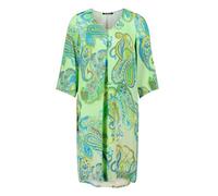Betty Barclay Damen Sommerkleid mit V-Ausschnitt 38, Green/Blue