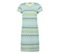 Betty Barclay Damen Sommerkleid mit V-Ausschnitt 40, Blau/Grün