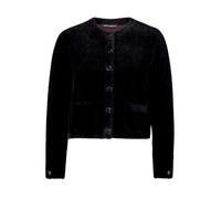 Strickjacke BETTY BARCLAY "Damen mit aufgesetzten Taschen", Damen, Gr. 44, schwarz, Strick, Obermaterial: 55% Polyester, 45% Polyamid, gerade normal, Rundhals, Strickjacken Strickjacke (82637247-44) s