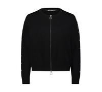 Strick-Cardigan mit Reißverschluss Schwarz 36