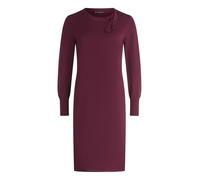Strickkleid mit Schleifenknoten Dark Aubergine Damen