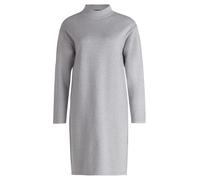 Strickkleid BETTY BARCLAY "Damen Strickkleid mit Stehkragen", Damen, Gr. 46, Normalgrößen, grau (light silber melange), Strick, Obermaterial: 55% Viskose, 30% Polyester, 15% Polyamid., figurumspielend