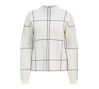 Strickpullover BETTY BARCLAY "Damen kariert", Damen, Gr. 44, beige (patch beige, grau), Strick, Obermaterial: 50% Viskose, 27% Polyamid, 23% Polyester, gerade normal, Pullover Strickpullover (60635832