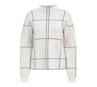 Betty Barclay Damen Strickpullover kariert 44, Patch Beige/Grey