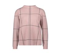 Betty Barclay Damen Strickpullover kariert 44, Patch Rosé/Grey