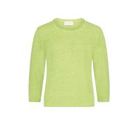 Strickpullover BETTY BARCLAY "Damen mit 3/4 Arm", Damen, Gr. 38, grün glow, Strick, Obermaterial: 65% Polyacryl, 35% Polyamid, Basic, gerade normal, Rundhals, Pullover Strickpullover (81767059-38) grü