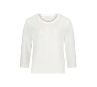 Betty Barclay Damen Strickpullover mit 3/4 Arm 38, Rohweiß