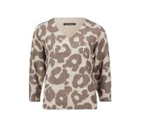 Betty Barclay Strickpullover mit 3/4-Ärmel in Taupe, Größe 46