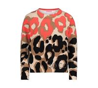 Betty Barclay Damen Strickpullover mit Print 38, Red/Nature