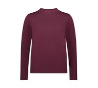 Strickpullover BETTY BARCLAY "Damen mit Stehkragen", Damen, Gr. 42, schwarz aubergine, Strick, Obermaterial: 55% Viskose, 30% Polyester, 15% Polyamid, Basic, gerade normal, Pullover Strickpullover (43