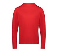 Betty Barclay Strickpullover mit gerippten Abschlüssen in Rot, Größe 42