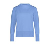 Betty Barclay Strickpullover mit gerippten Abschlüssen in Bleu, Größe 46