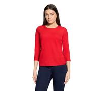 Strukturshirt mit Rundhalsausschnitt High Risk Red 40