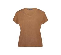 Betty Barclay Damen Strukturshirt mit Struktur 42, Classic Nougat