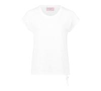 Strukturshirt mit Tunnelzug Weiß 38