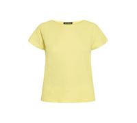 Betty Barclay Kurzarmshirt Damen U-Boot-Ausschnitt Loose Fit Gr. 42 Gelb 95% Polyester, 5% Elasthan