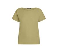 Kurzarmshirt BETTY BARCLAY "Damen mit U-Boot-Ausschnitt", Damen, Gr. 48, soft olive, Obermaterial: 95% Polyester, 5% Elasthan, loose fit normal, U-Boot-Ausschnitt, Shirts (74154601-48) soft olive