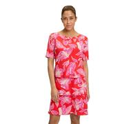 Betty Barclay Damen Stufenkleid Kurzarm 42, Red/Purple
