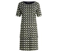 Stufenkleid kurzarm Dark Blue/Green 48