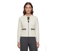 Betty Barclay Regular Fit Kurzblazer mit Viskose-Anteil Modell 'NOS JULI' in Sand, Größe 36