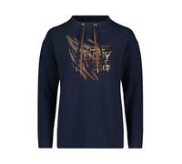 Betty Barclay Damen Sweatshirt mit Kragen Patch Dark Blue/Brown,38