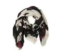 Betty Barclay Damen Tuch mit Blumenprint ACC, Cream/Dark Red