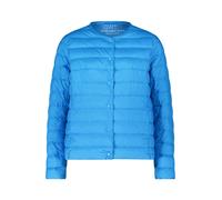 Steppjacke BETTY BARCLAY "Damen mit Rundhalsausschnitt", Damen, Gr. 42, campanula, Obermaterial: 100% Polyester; Füllung: 90% Daunen, 10% Federn, figurumspielend, Rundhals, Jacken Steppjacke (10039506