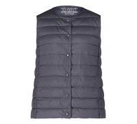 Daunenweste BETTY BARCLAY "Damen mit Rundhalsausschnitt", Damen, Gr. 40, dunkelblau, Obermaterial: 100% Polyester; Füllung: 90% Daunen, 10% Federn, figurumspielend hüftlang, Rundhals, Westen (61088511