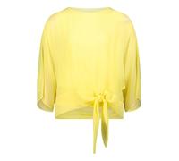 Chiffonbluse BETTY BARCLAY "Damen unifarben", Damen, Gr. 40, gelb, Obermaterial: 100% Polyester; Futter: 65% Polyester, 35% Viskose, figurumspielend normal, Rundhals, Blusen Chiffonbluse (53638632-40)
