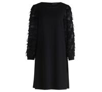 Etuikleid BETTY BARCLAY "Damen Etuikleid langarm", Damen, Gr. 42, Normalgrößen, schwarz, Obermaterial: 96% Polyester, 4% Elasthan. Besatz: 100% Polyester., figurumspielend kurz, Rundhals, Kleider (351