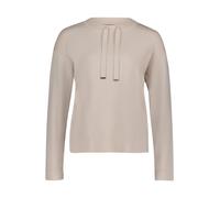 Strickpullover BETTY BARCLAY "Damen mit Seitenschlitzen", Damen, Gr. 38, beige, Strick, Obermaterial: 55% Viskose, 30% Polyester, 15% Polyamid, gerade normal, Rundhals, Pullover Strickpullover (335432