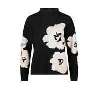 Betty Barclay - Feinstrickpullover patch black/cream - Gr. - 46