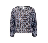 Betty Barclay - Gemusterte 3/4-Arm Bluse blau - Gr. - 36