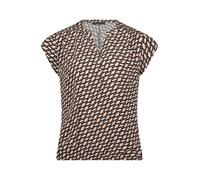 Betty Barclay - Gemusterte Bluse blau/braun - Gr. - 48
